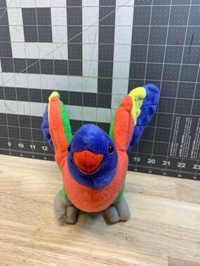 Wild Republic Cuddlekins Mini Lorikeet Parrot Plush – Small Bird Stuffed Animal